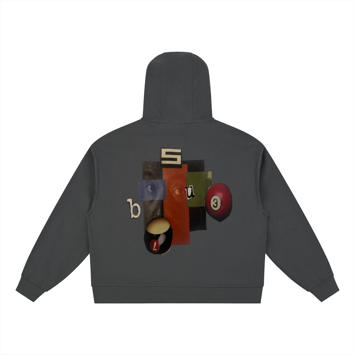 Boxy Button Placket Hoodie