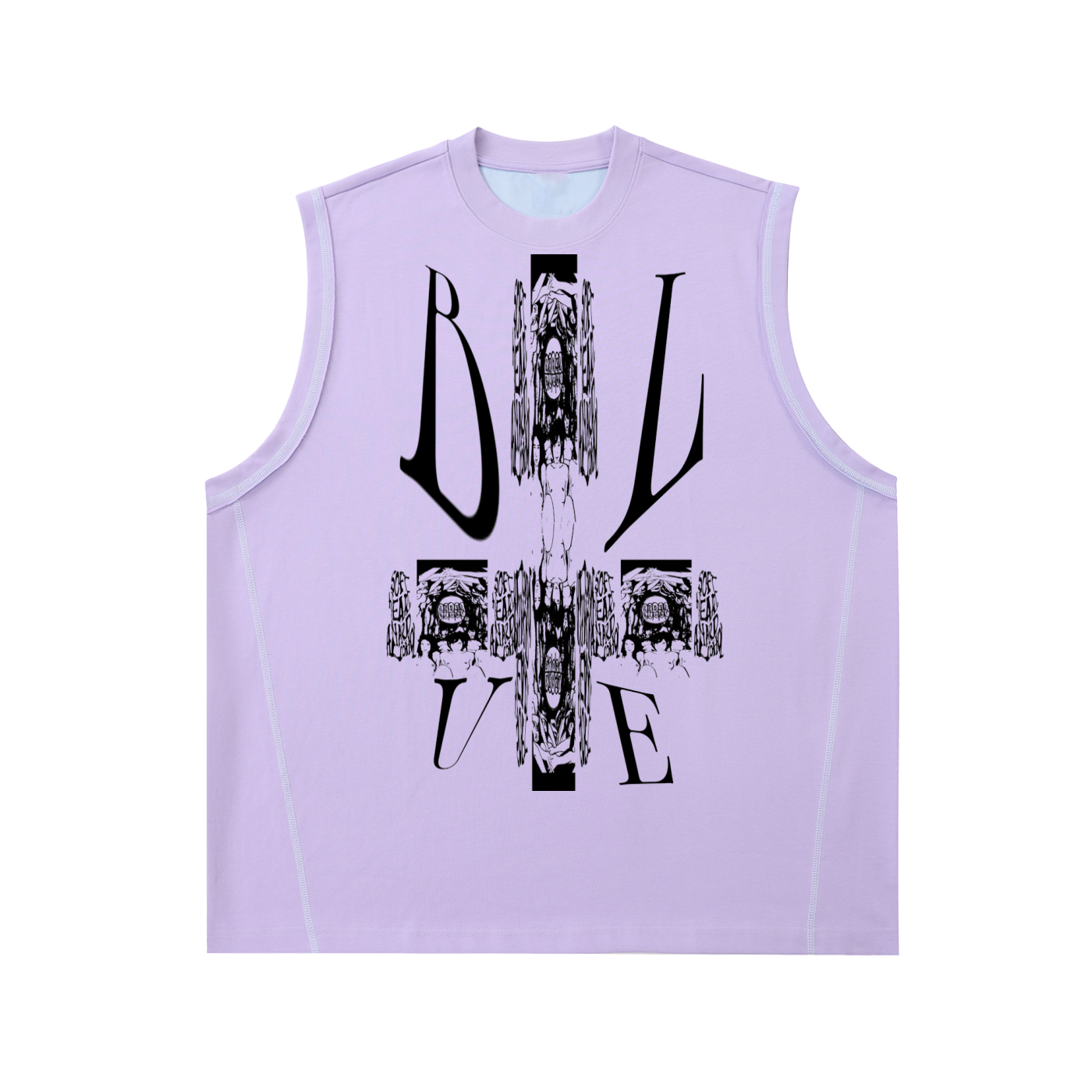 Contrast Panel Cooling Performance Tank Top